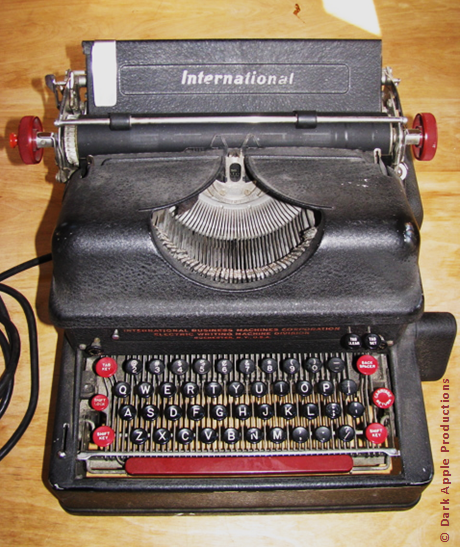 Top view of IBM Electromatic Typewriter