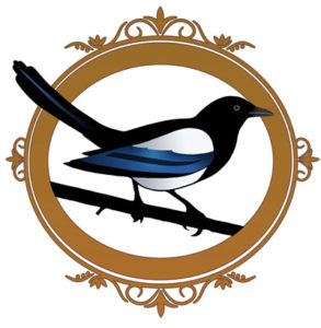 KJ Charles magpie logo